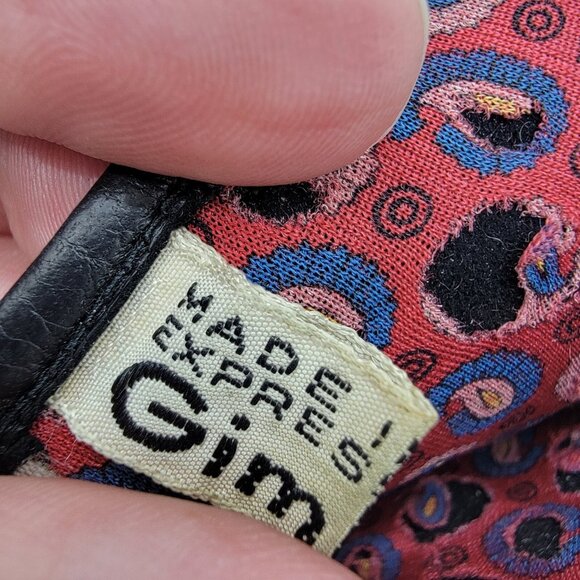 Vintage Fine‎ Black Leather Driving Gloves For Gimbels Women Sz 6 1/2 ITALY - Picture 5 of 9